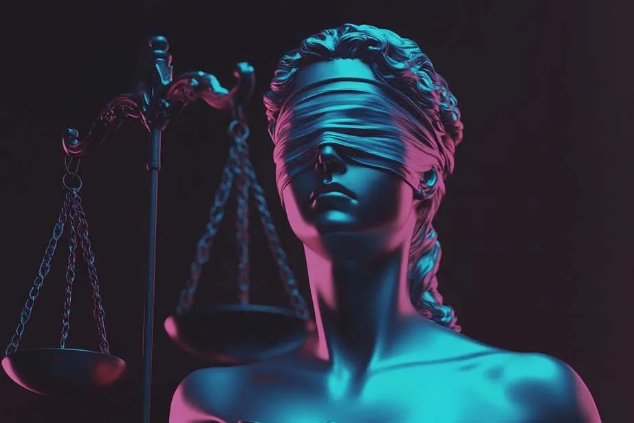 The scales of justice teeter between innovation and infringement as copyright law struggles to catch up with AI-assisted creation, testing the boundaries of Fair Use and what it means to transform existing works into something new.