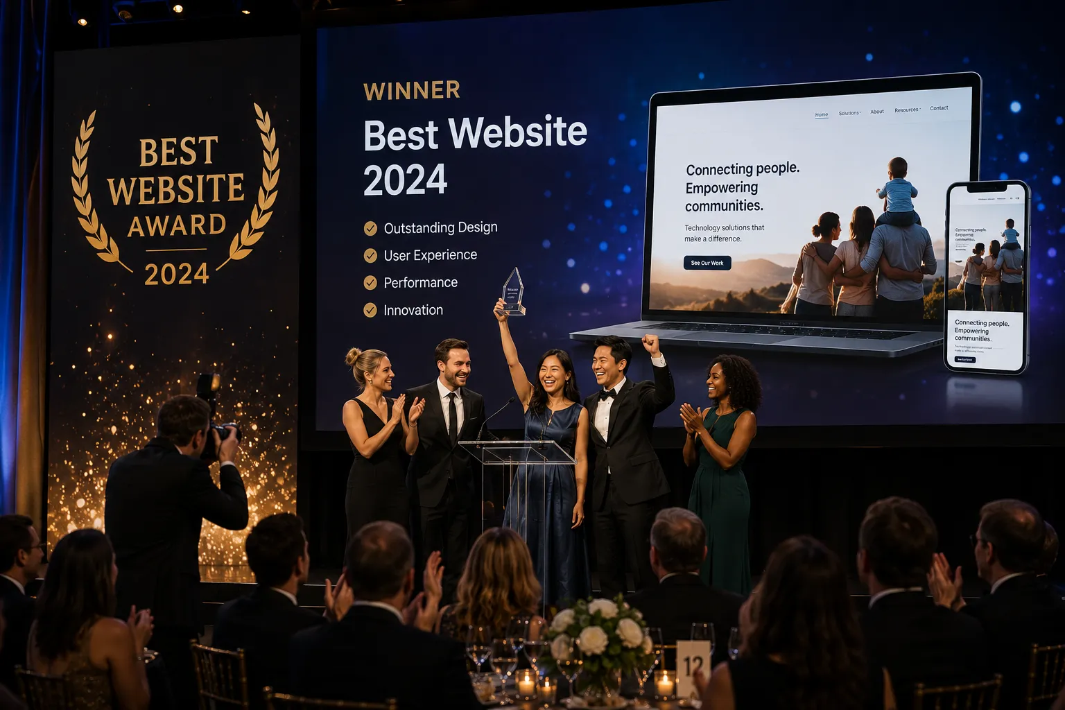 Best website awards illustration