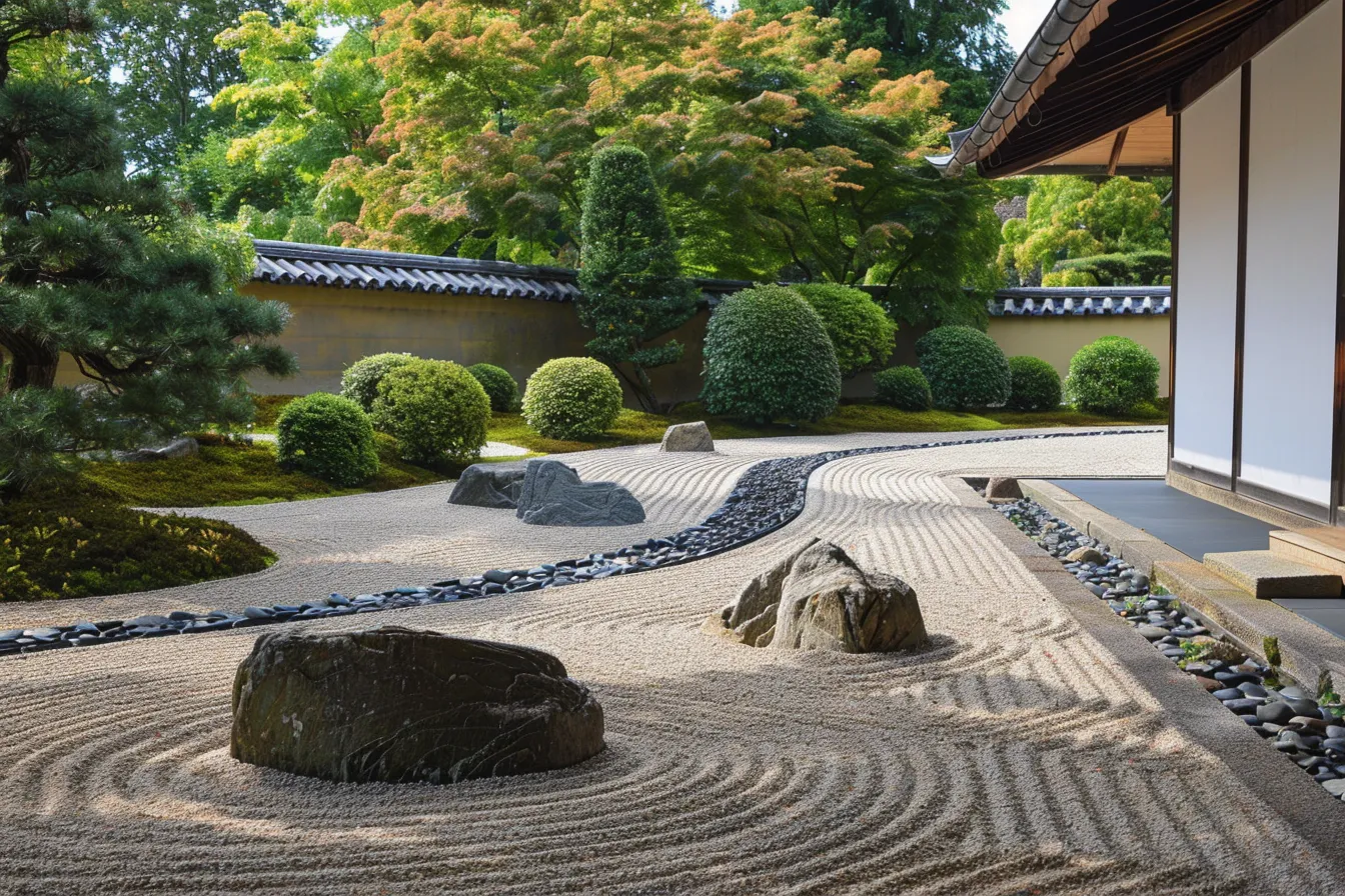 Zen garden representing calm and intentional UX design