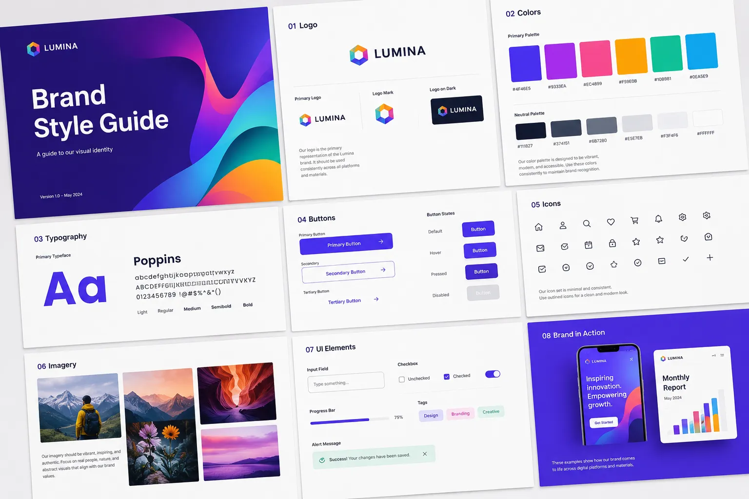 Technology dashboard interface representing UX content design