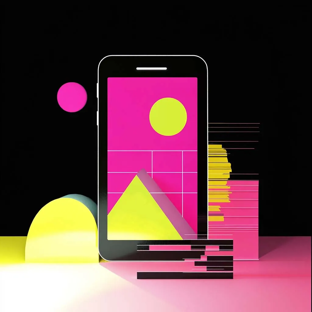 UX design process illustration